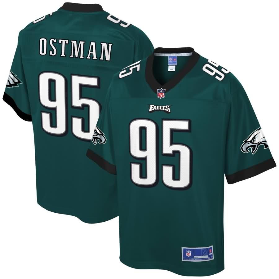 Joe Ostman Philadelphia Eagles NFL Pro Line Game Jersey - Midnight Green