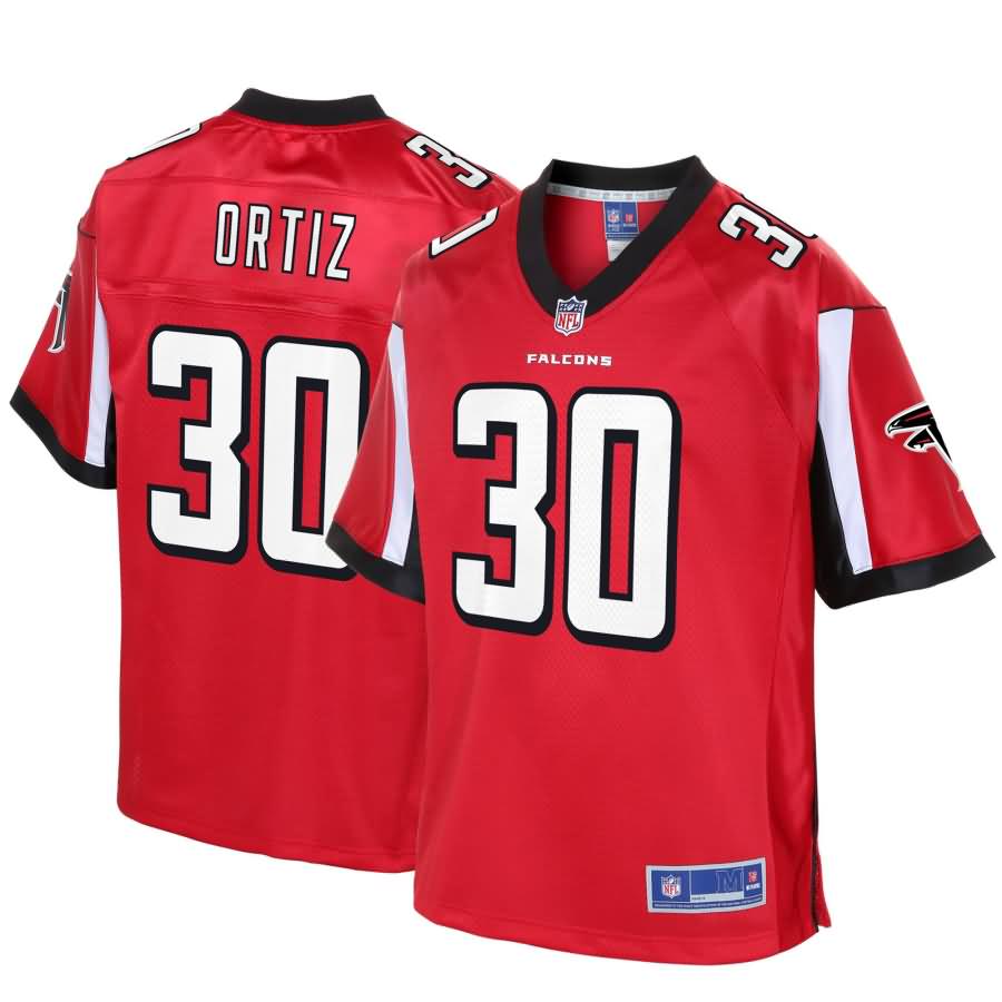 Ricky Ortiz Atlanta Falcons NFL Pro Line Player Jersey - Red