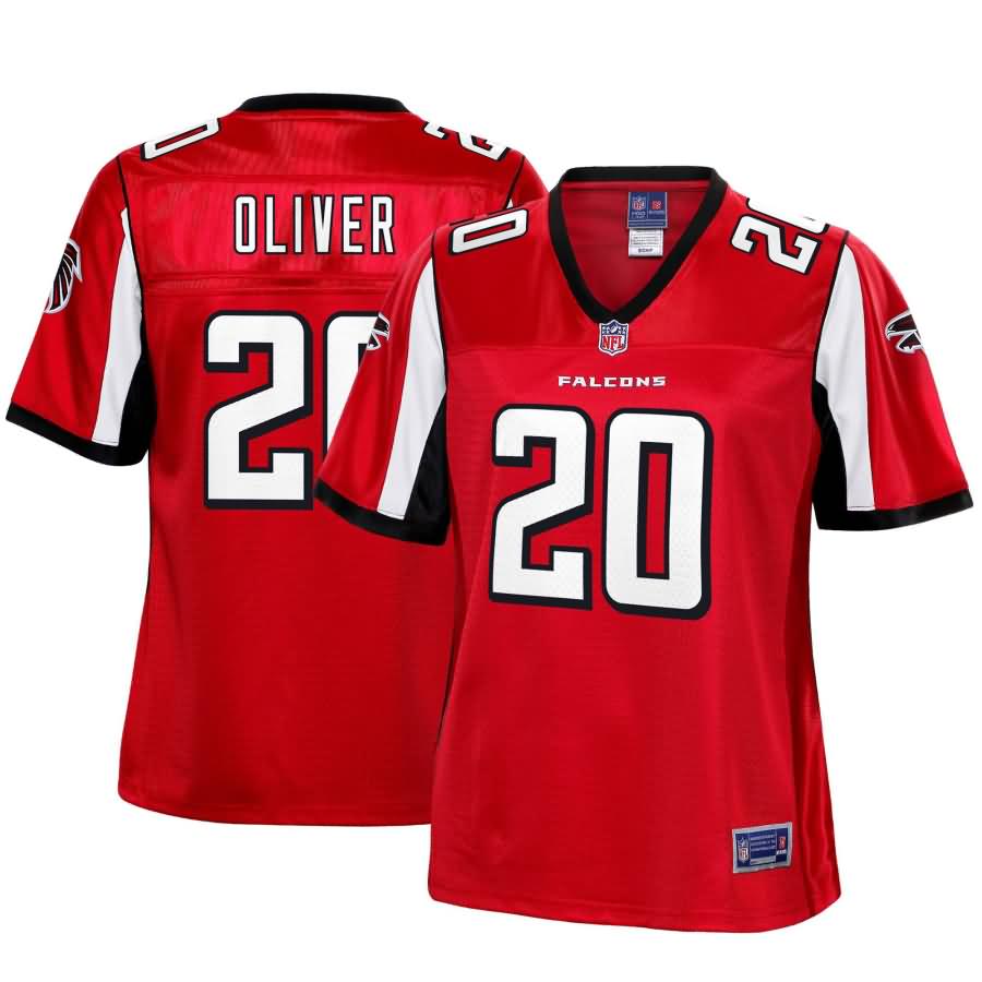 Isaiah Oliver Atlanta Falcons NFL Pro Line Women's Player Jersey - Red