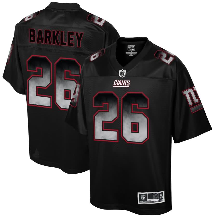 Saquon Barkley New York Giants NFL Pro Line Smoke Fashion Jersey - Black
