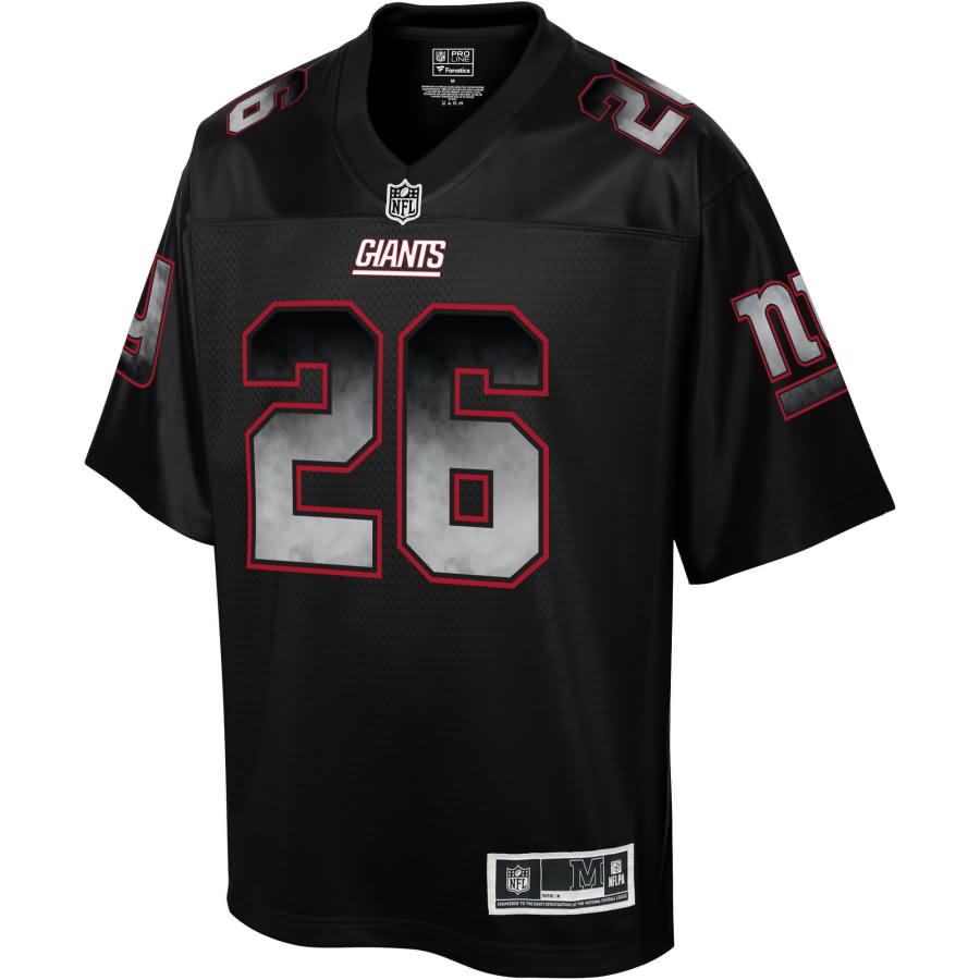 Saquon Barkley New York Giants NFL Pro Line Smoke Fashion Jersey - Black