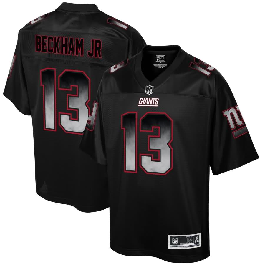 Odell Beckham Jr New York Giants NFL Pro Line Smoke Fashion Jersey - Black