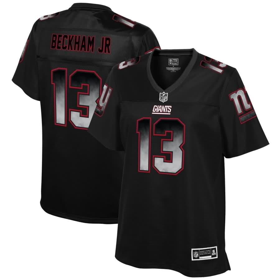 Odell Beckham Jr New York Giants NFL Pro Line Women's Pro Line Smoke Fashion Jersey - Black