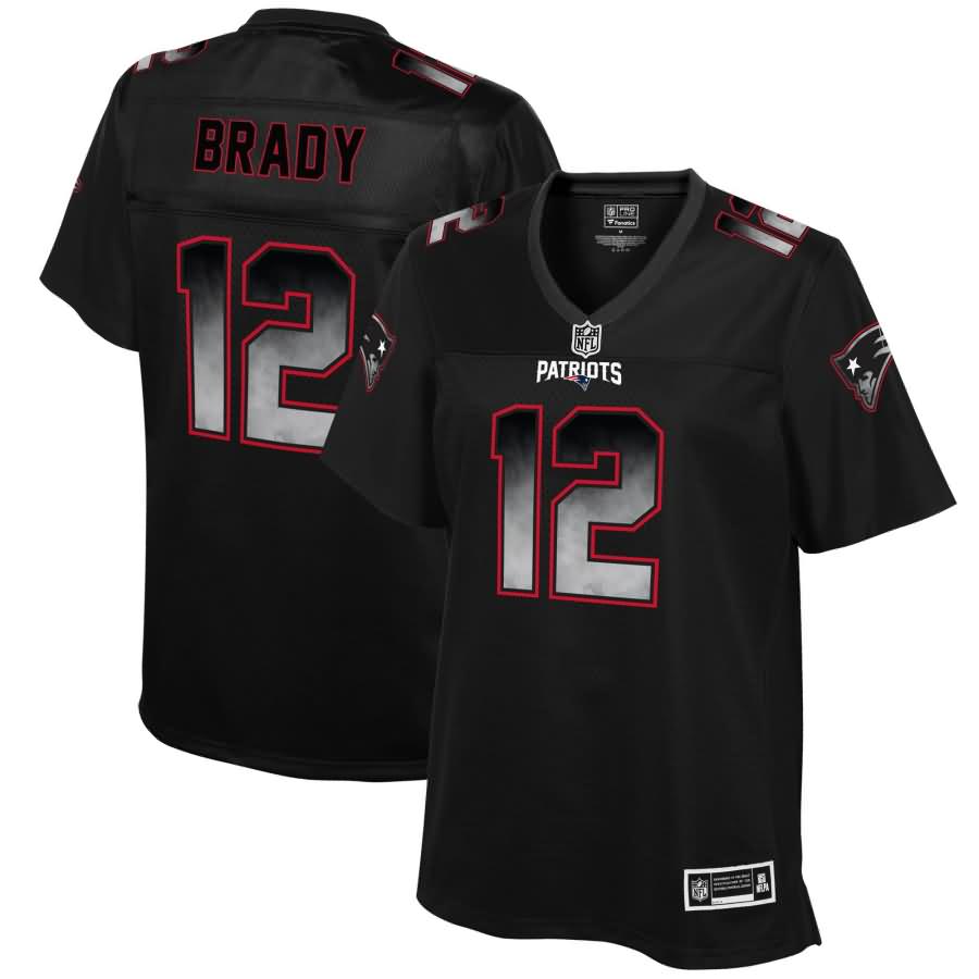 Tom Brady New England Patriots NFL Pro Line Women's Pro Line Smoke Fashion Jersey - Black