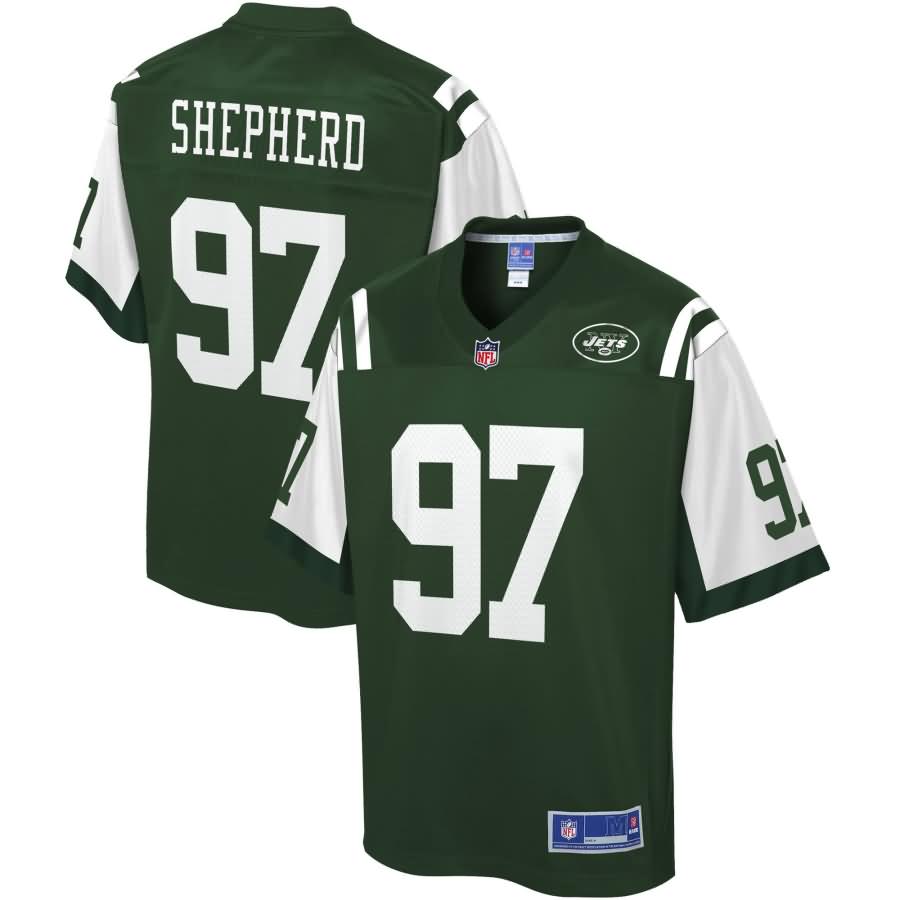 Nathan Shepherd New York Jets NFL Pro Line Player Jersey - Green
