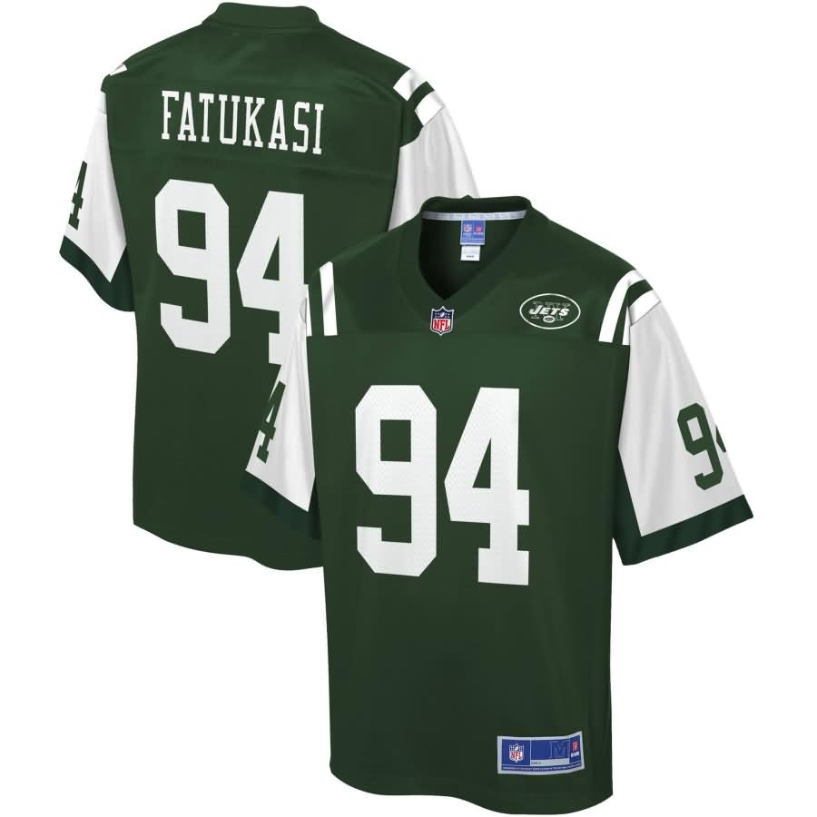Folorunso Fatukasi New York Jets NFL Pro Line Player Jersey - Green