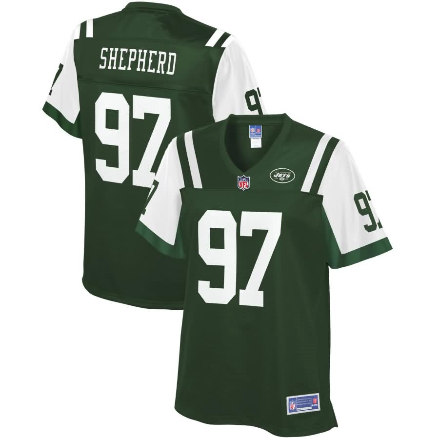 Nathan Shepherd New York Jets NFL Pro Line Women's Player Jersey - Green