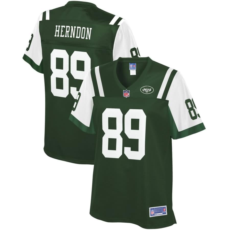 Chris Herndon New York Jets NFL Pro Line Women's Player Jersey - Green