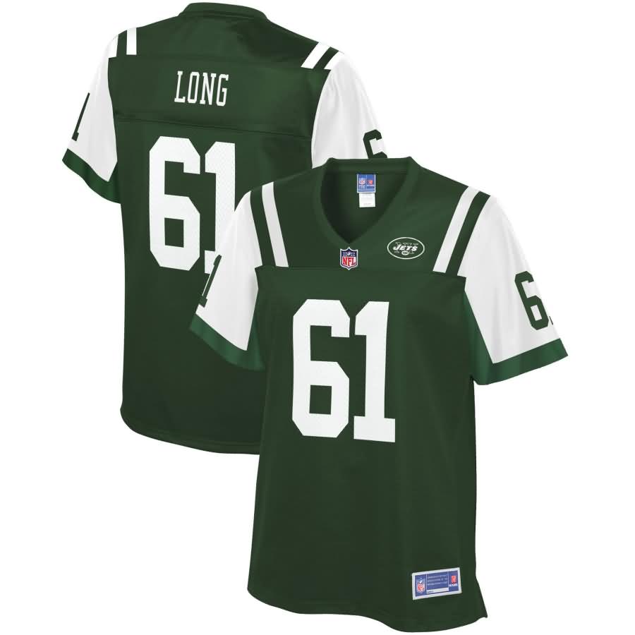 Spencer Long New York Jets NFL Pro Line Women's Player Jersey - Green