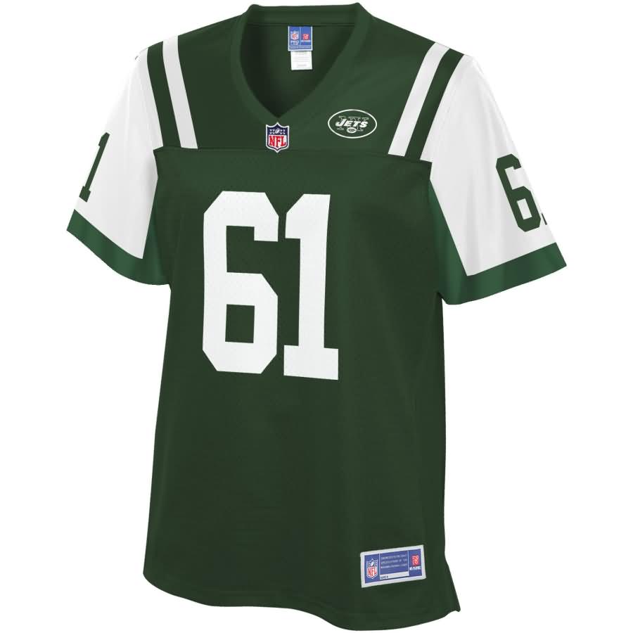 Spencer Long New York Jets NFL Pro Line Women's Player Jersey - Green