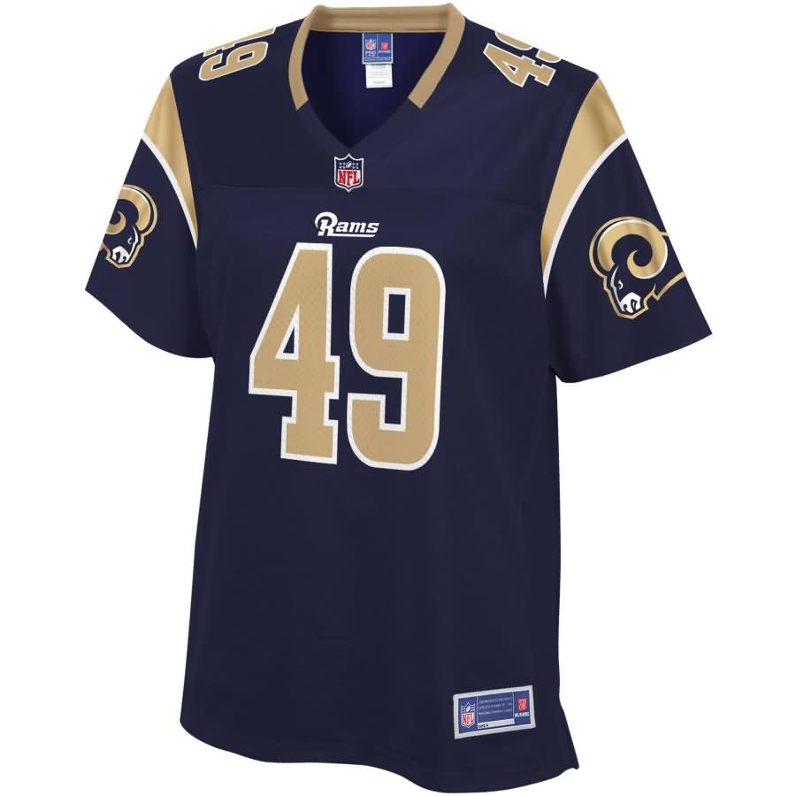 Trevon Young Los Angeles Rams NFL Pro Line Women's Player Jersey - Navy