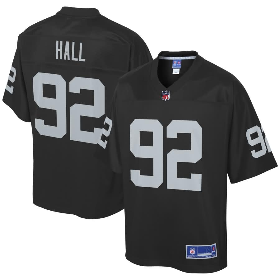 PJ Hall Oakland Raiders NFL Pro Line Player Jersey - Black
