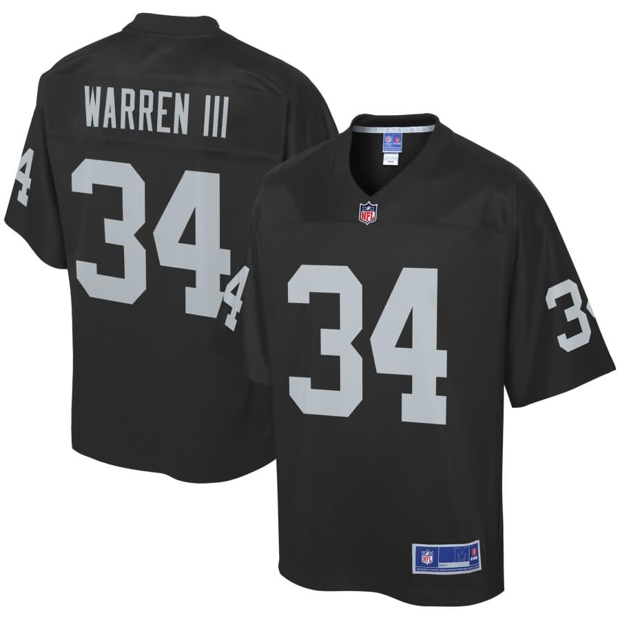 Chris Warren III Oakland Raiders NFL Pro Line Player Jersey - Black