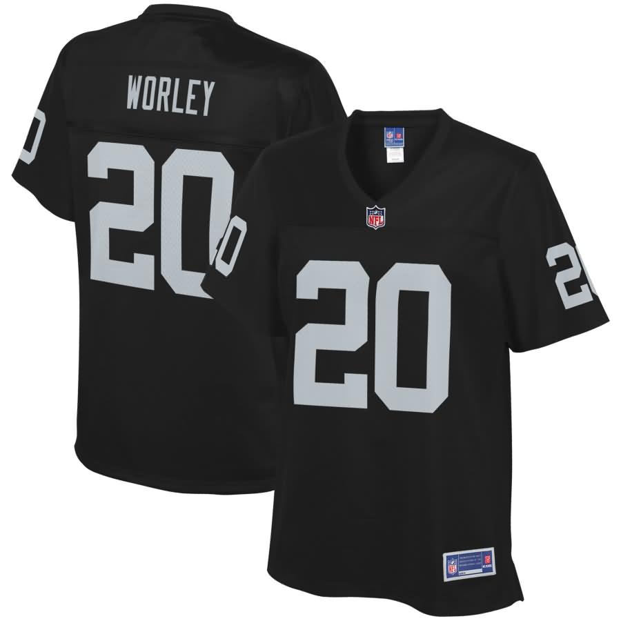 Daryl Worley Oakland Raiders NFL Pro Line Women's Player Jersey - Black