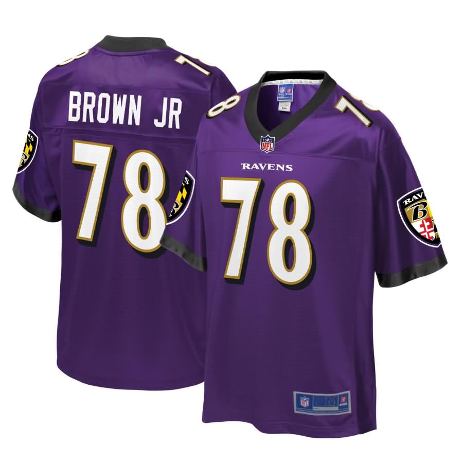 Orlando Brown Jr Baltimore Ravens NFL Pro Line Player Jersey - Purple