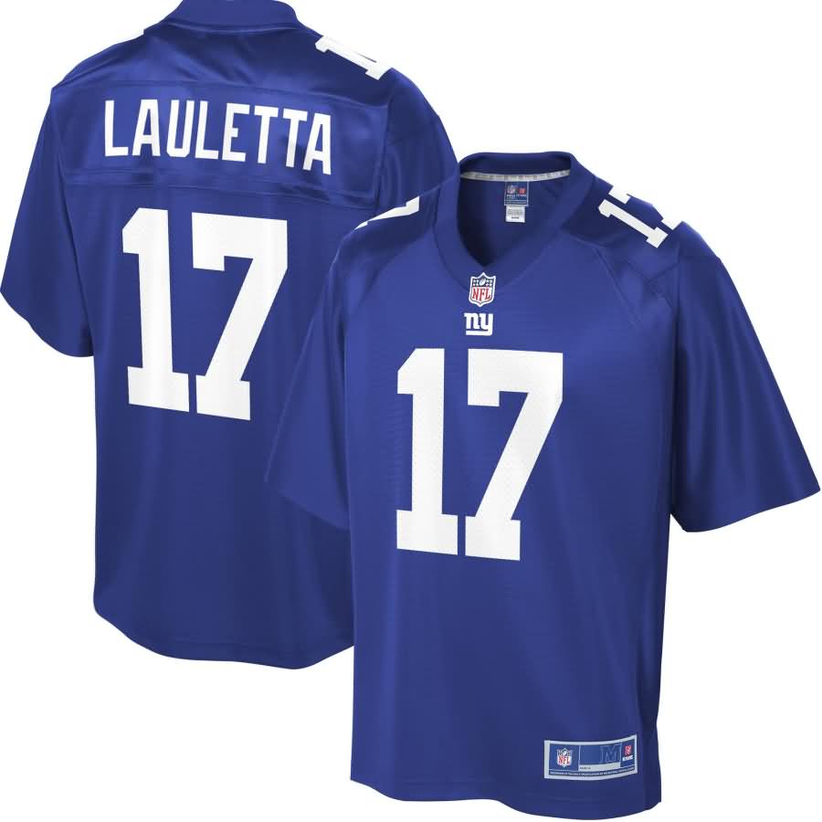 Kyle Lauletta New York Giants NFL Pro Line Player Jersey - Royal