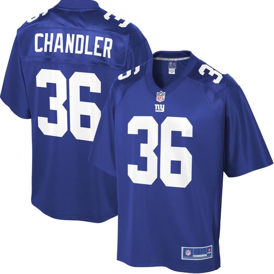 Sean Chandler New York Giants NFL Pro Line Player Jersey - Royal