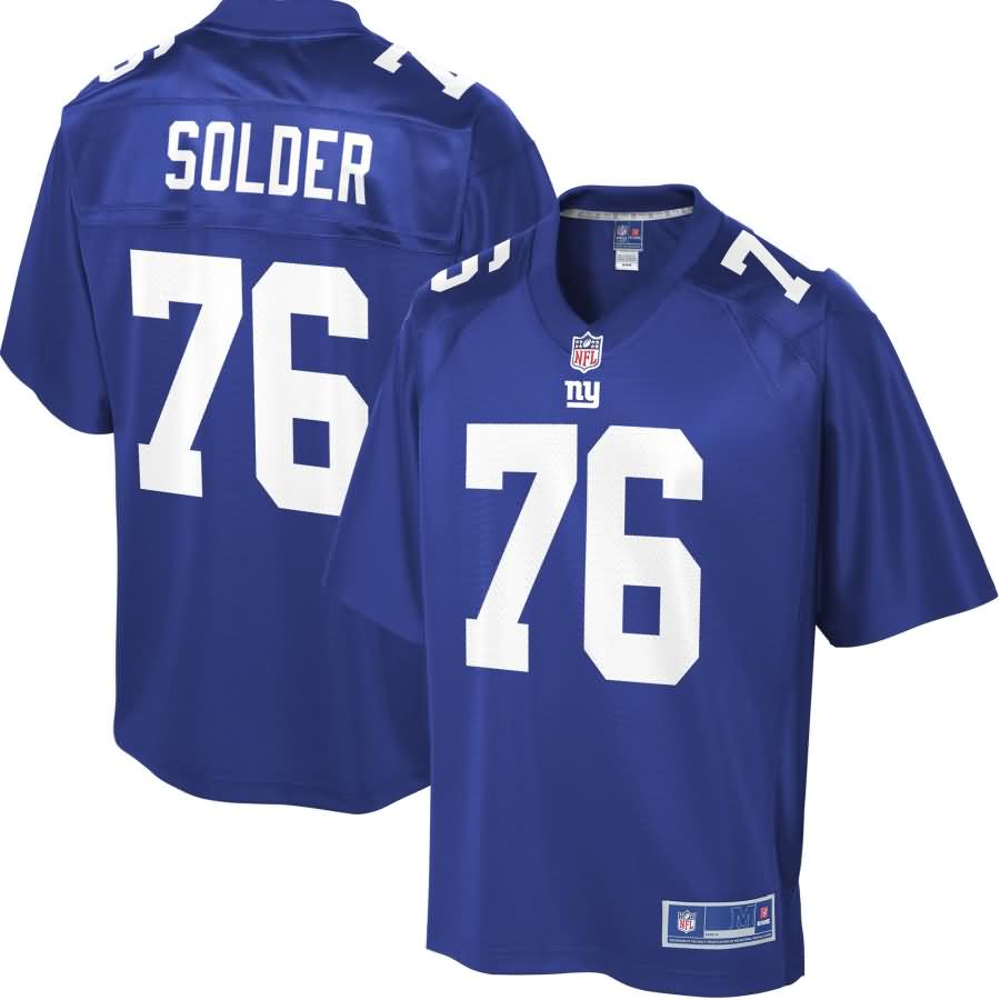 Nate Solder New York Giants NFL Pro Line Player Jersey - Royal
