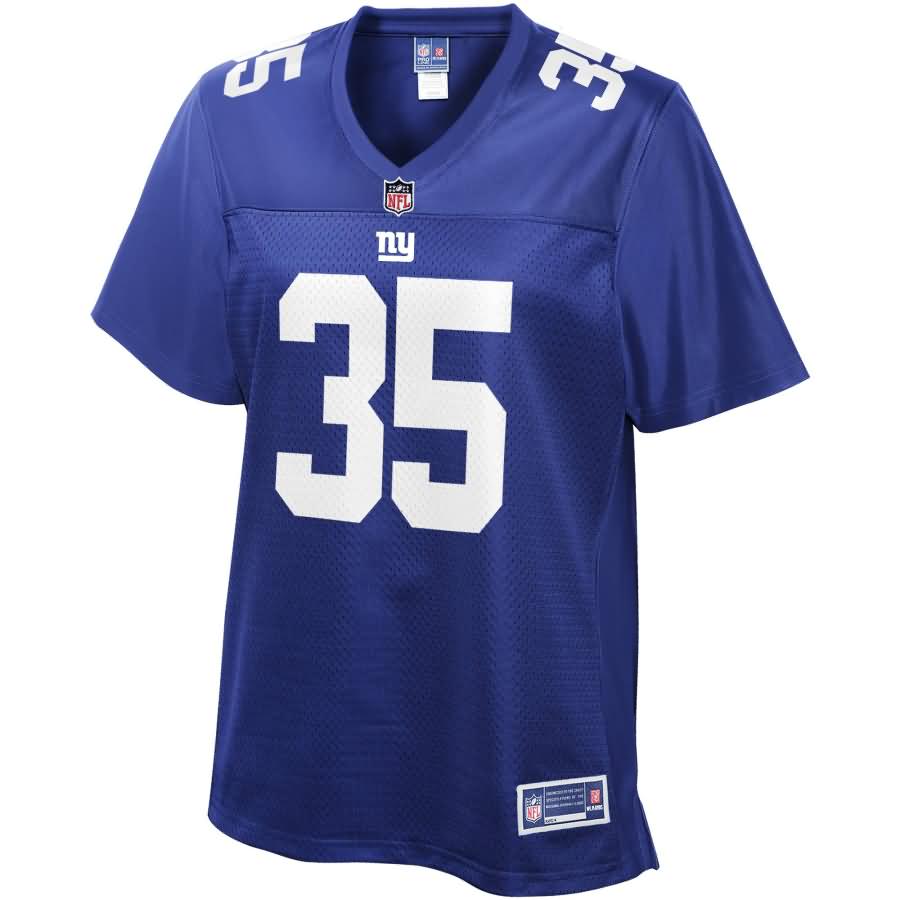 Curtis Riley New York Giants NFL Pro Line Women's Player Jersey - Royal