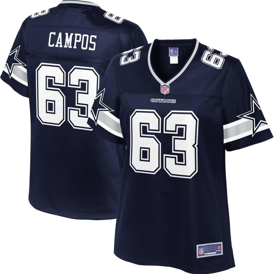 Jake Campos Dallas Cowboys NFL Pro Line Women's Player Jersey - Navy