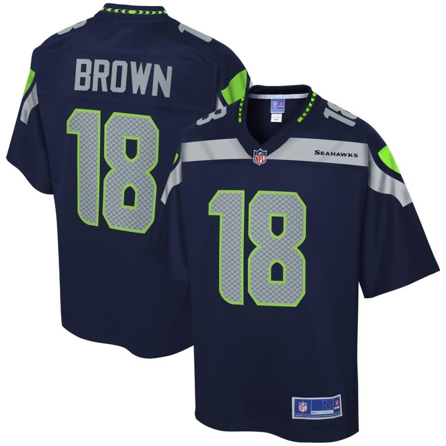 Jaron Brown Seattle Seahawks NFL Pro Line Player Jersey - College Navy