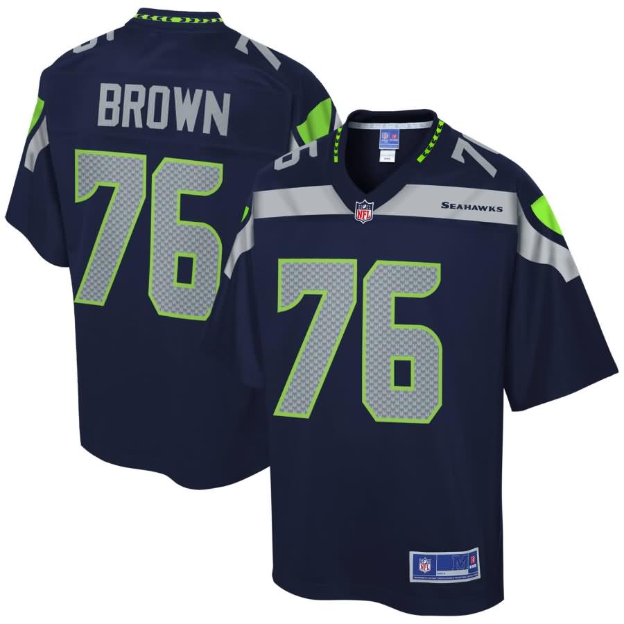 Duane Brown Seattle Seahawks NFL Pro Line Player Jersey - College Navy