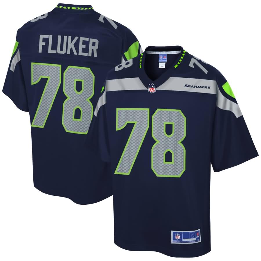 D.J. Fluker Seattle Seahawks NFL Pro Line Player Jersey - College Navy