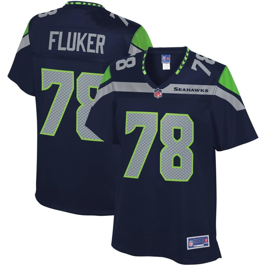D.J. Fluker Seattle Seahawks NFL Pro Line Women's Player Jersey - College Navy