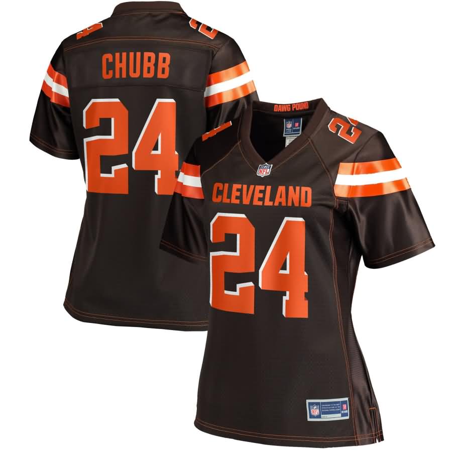 Nick Chubb Cleveland Browns NFL Pro Line Women's Player Jersey - Brown