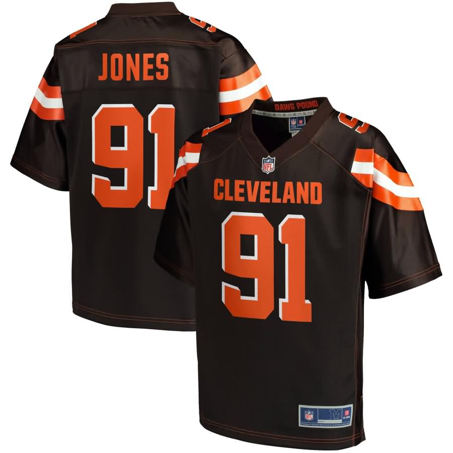 Lenny Jones Cleveland Browns NFL Pro Line Youth Player Jersey - Brown