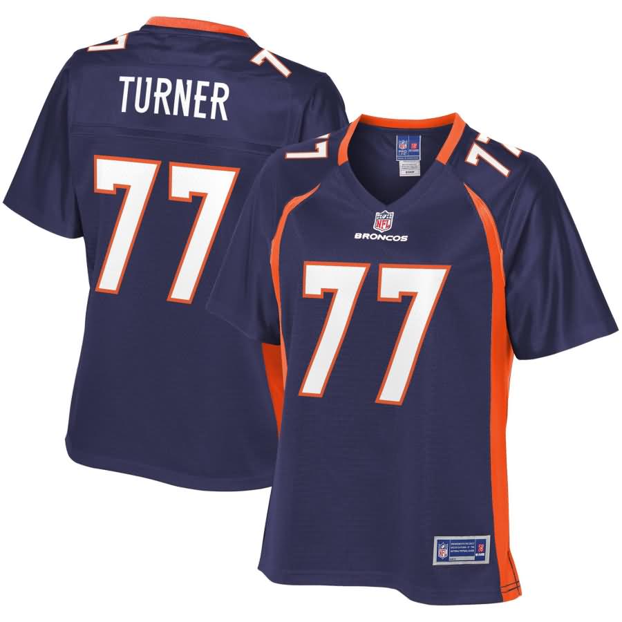 Billy Turner Denver Broncos NFL Pro Line Women's Alternate Player Jersey - Navy