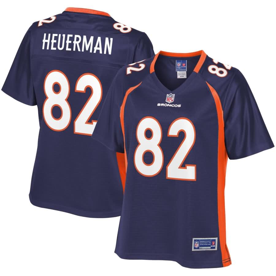 Jeff Heuerman Denver Broncos NFL Pro Line Women's Alternate Player Jersey - Navy