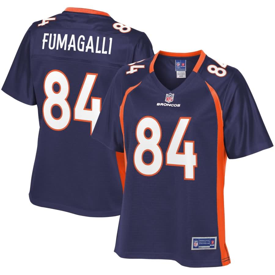 Troy Fumagalli Denver Broncos NFL Pro Line Women's Alternate Player Jersey - Navy
