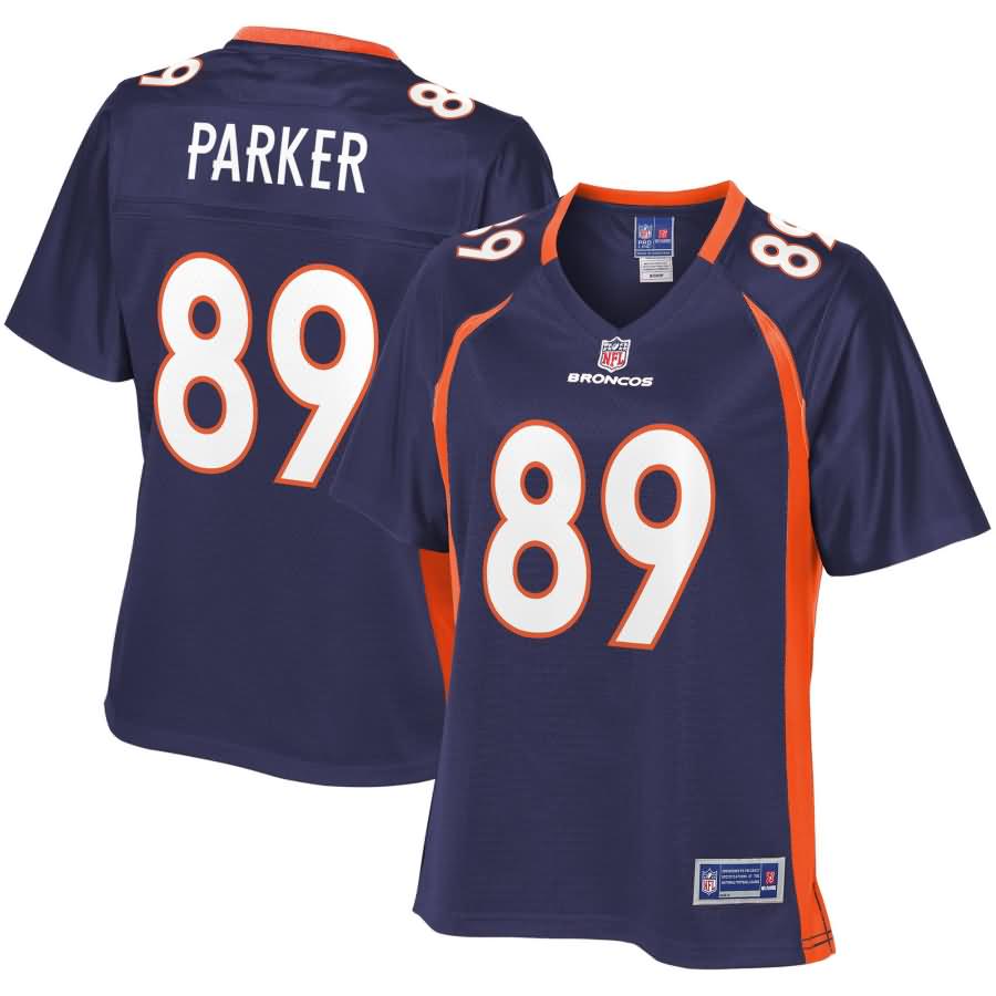 Brian Parker Denver Broncos NFL Pro Line Women's Alternate Player Jersey - Navy