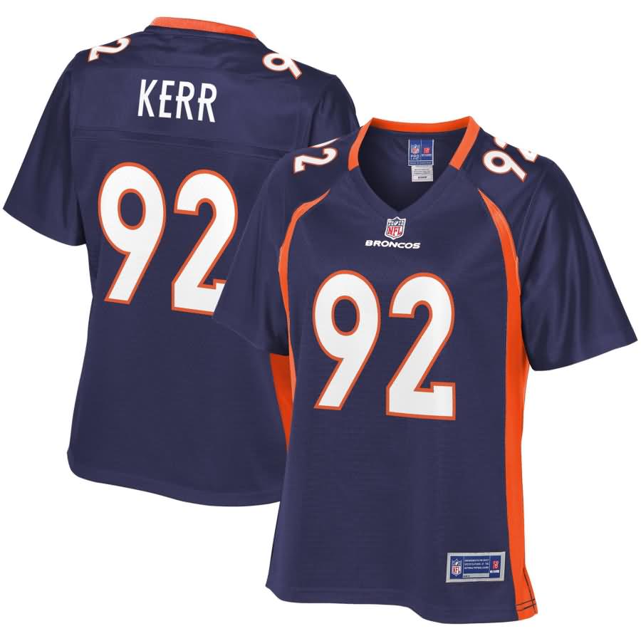 Zach Kerr Denver Broncos NFL Pro Line Women's Alternate Player Jersey - Navy