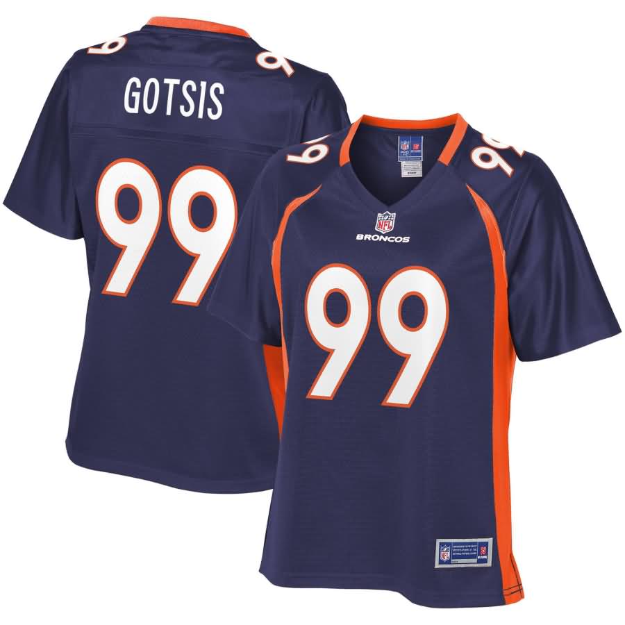 Adam Gotsis Denver Broncos NFL Pro Line Women's Alternate Player Jersey - Navy