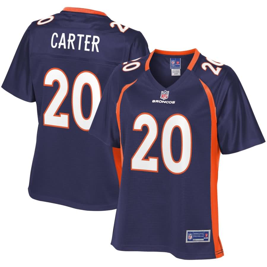 Jamal Carter Denver Broncos NFL Pro Line Women's Alternate Player Jersey - Navy