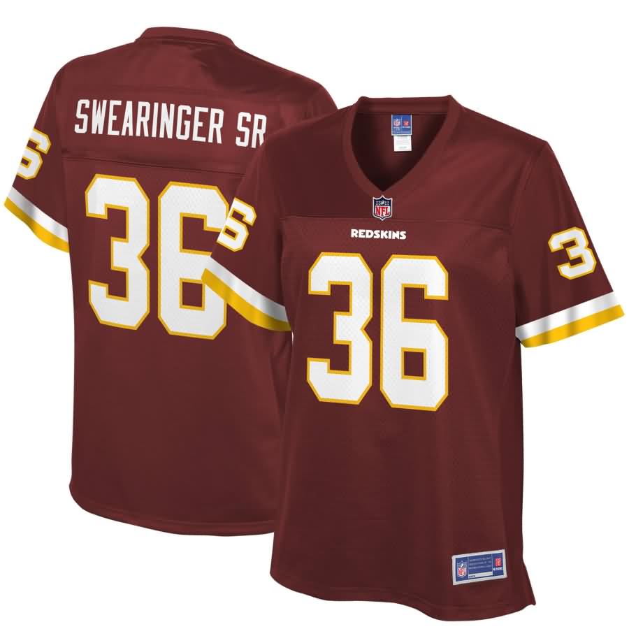 D.J. Swearinger Washington Redskins NFL Pro Line Women's Player Jersey - Burgundy