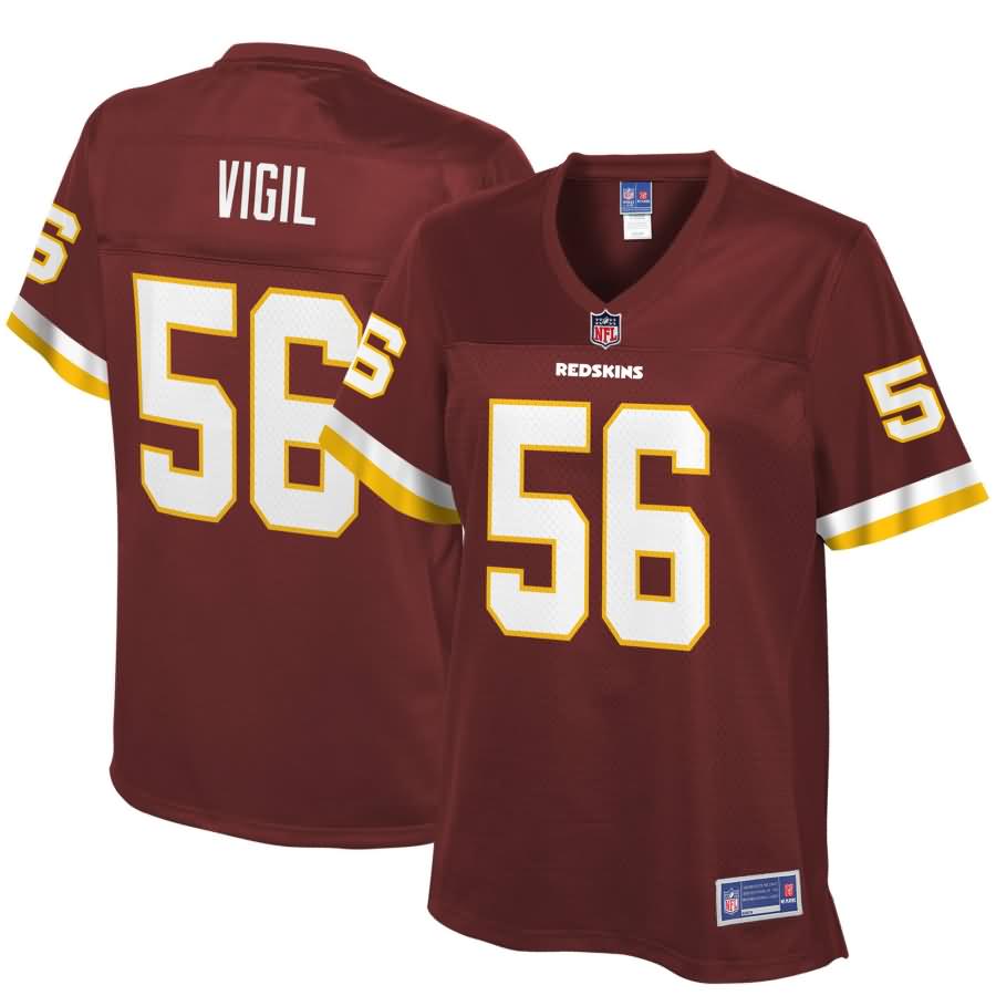Zach Vigil Washington Redskins NFL Pro Line Women's Player Jersey - Burgundy