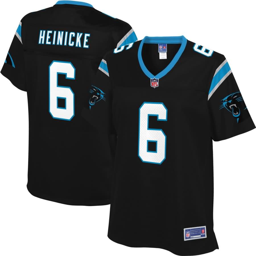 Taylor Heinicke Carolina Panthers NFL Pro Line Women's Player Jersey - Black