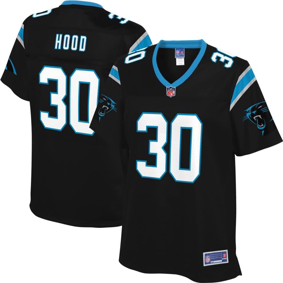 Elijah Hood Carolina Panthers NFL Pro Line Women's Player Jersey - Black