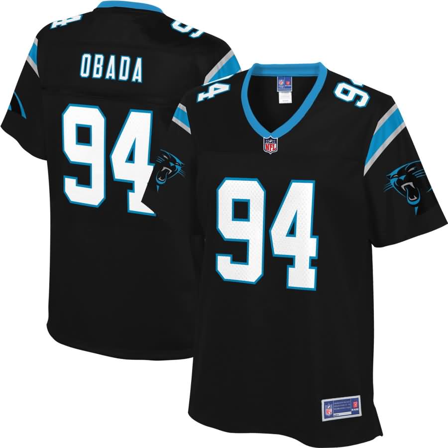 Efe Obada Carolina Panthers NFL Pro Line Women's Player Jersey - Black