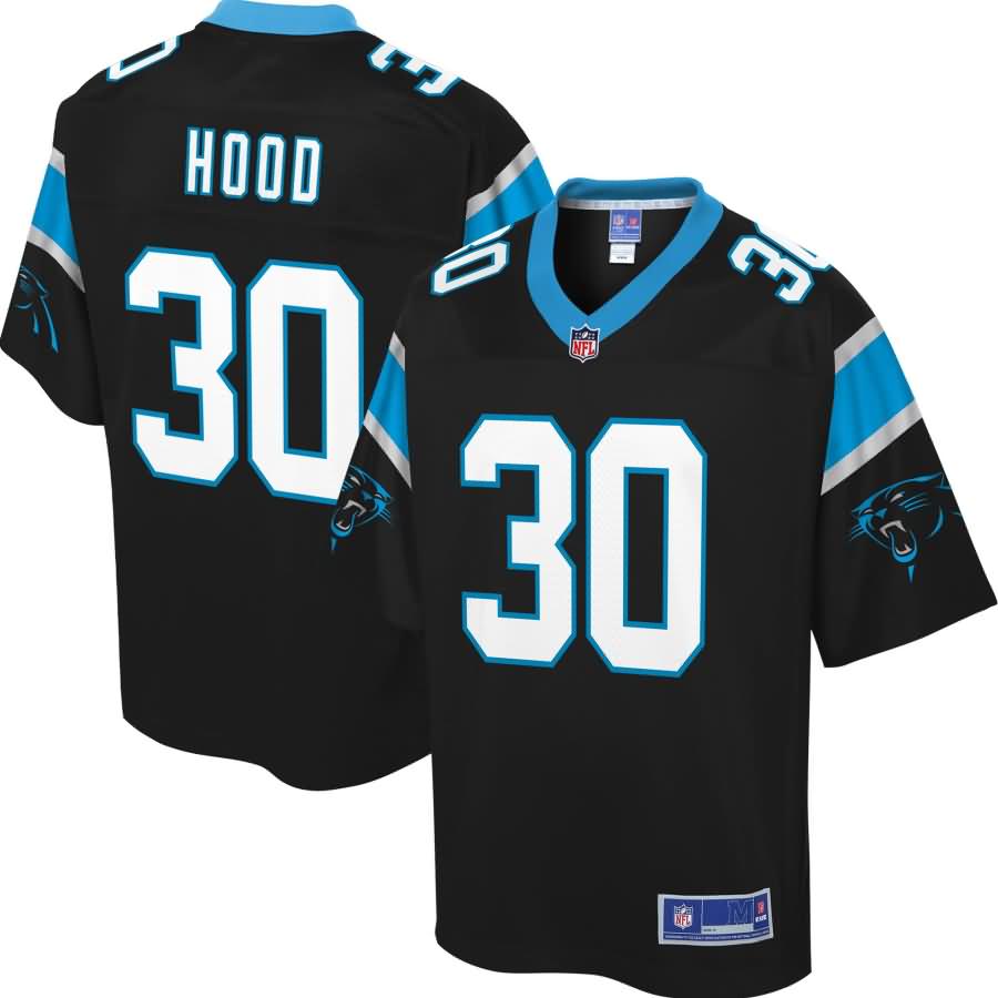 Elijah Hood Carolina Panthers NFL Pro Line Youth Player Jersey - Black