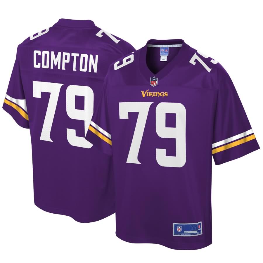 Tom Compton Minnesota Vikings NFL Pro Line Player Jersey - Purple