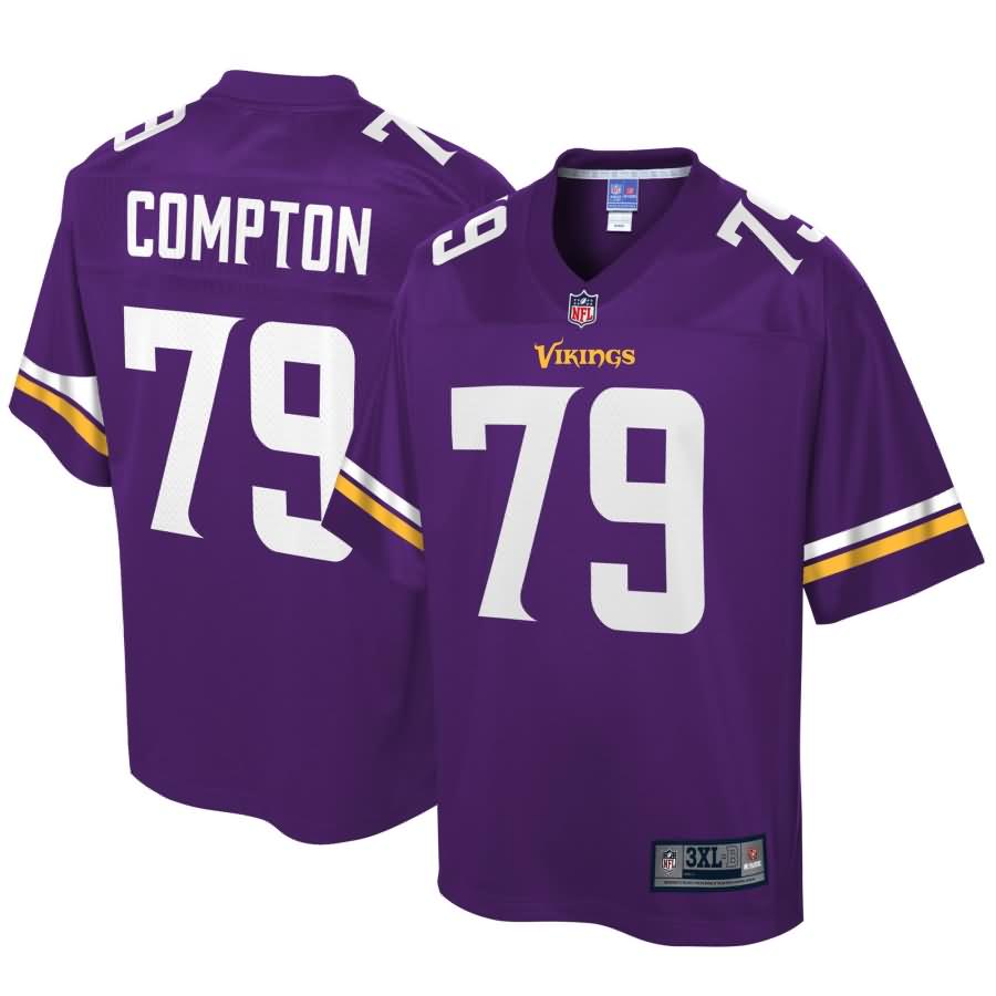 Tom Compton Minnesota Vikings NFL Pro Line Big & Tall Player Jersey - Purple