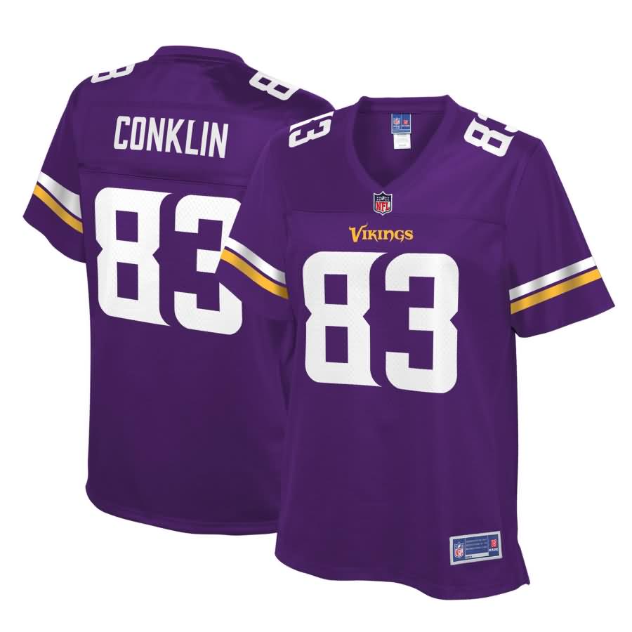 Tyler Conklin Minnesota Vikings NFL Pro Line Women's Player Jersey - Purple