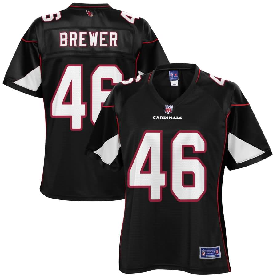 Aaron Brewer Arizona Cardinals NFL Pro Line Women's Alternate Player Jersey - Black