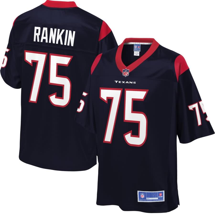 Martinas Rankin Houston Texans NFL Pro Line Player Jersey- Navy