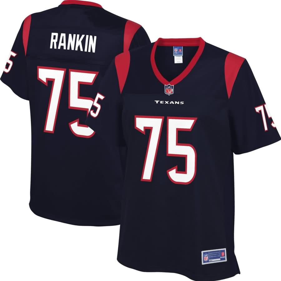 Martinas Rankin Houston Texans NFL Pro Line Women's Player Jersey - Navy