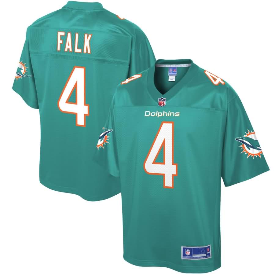Luke Falk Miami Dolphins NFL Pro Line Player Jersey - Aqua